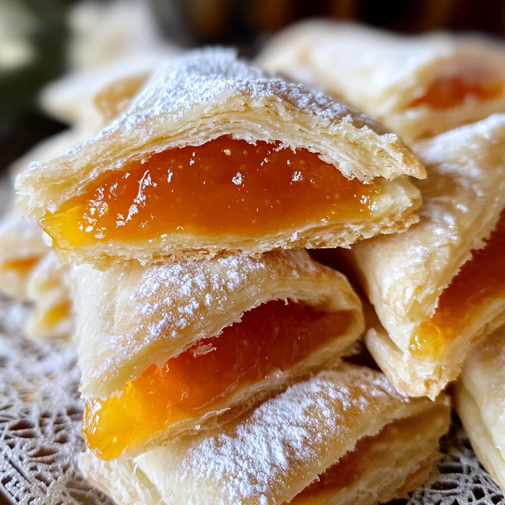 Apricot Jam Kolacky—Polish Kolaczki Cookies