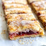 Apricot Raspberry Rugelach Bars