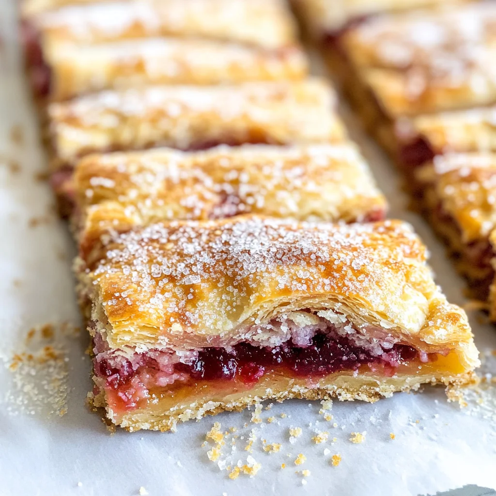 Apricot Raspberry Rugelach Bars