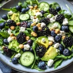 Blackberry, Avocado and Arugula Salad