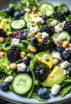 Blackberry, Avocado and Arugula Salad