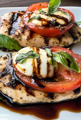 Caprese Grilled Chicken with Balsamic Reduction Recipe