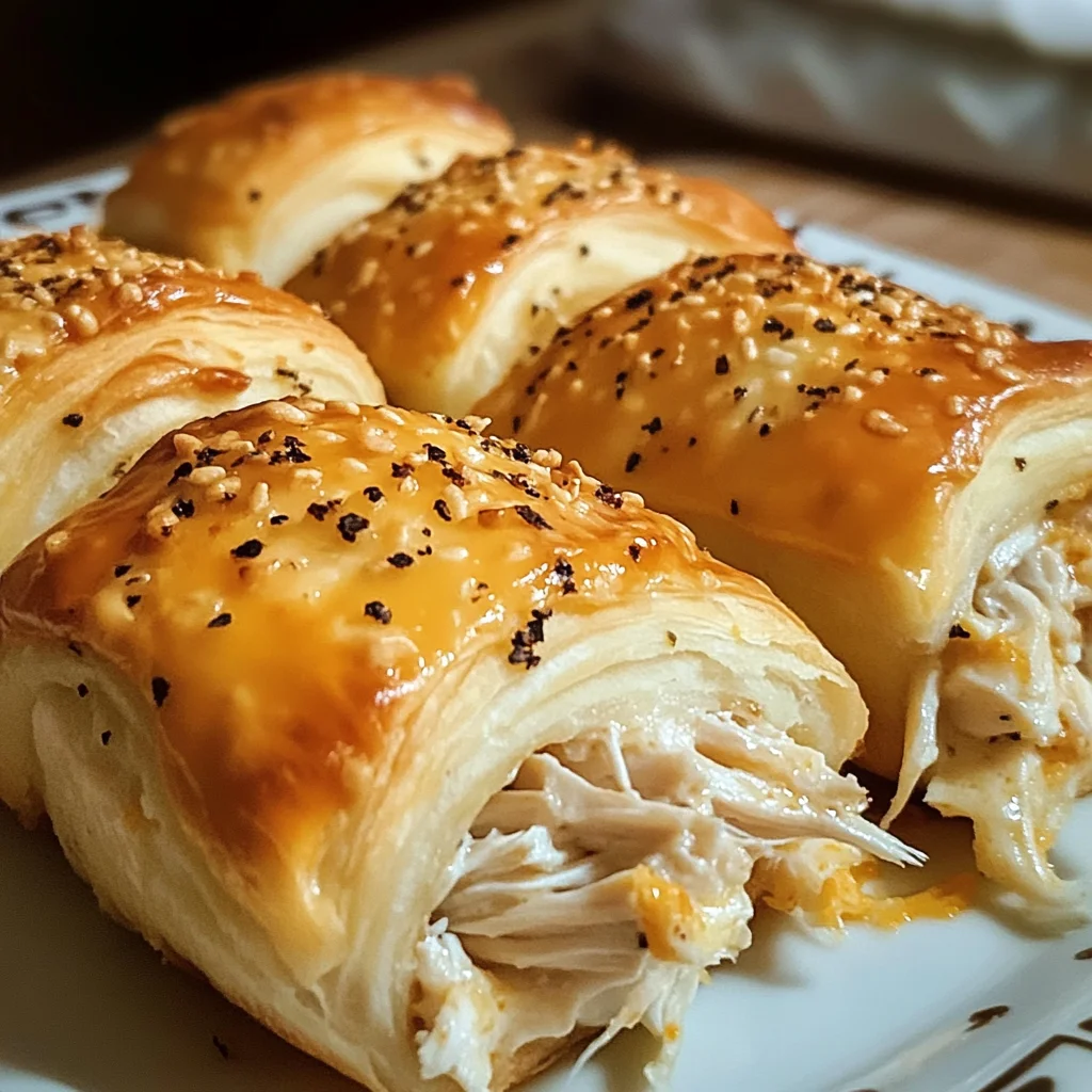 Chicken Stuffed Crescent Rolls