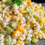 Dill Pickle Pasta Salad