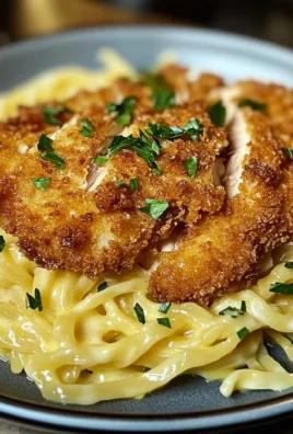 Golden Crispy Chicken With Velvety Buttered Noodles