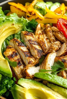 Grilled Chili Lime Chicken Fajita Salad