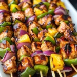 Hawaiian Chicken Kebabs