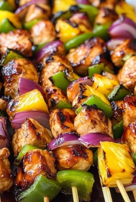 Hawaiian Chicken Kebabs