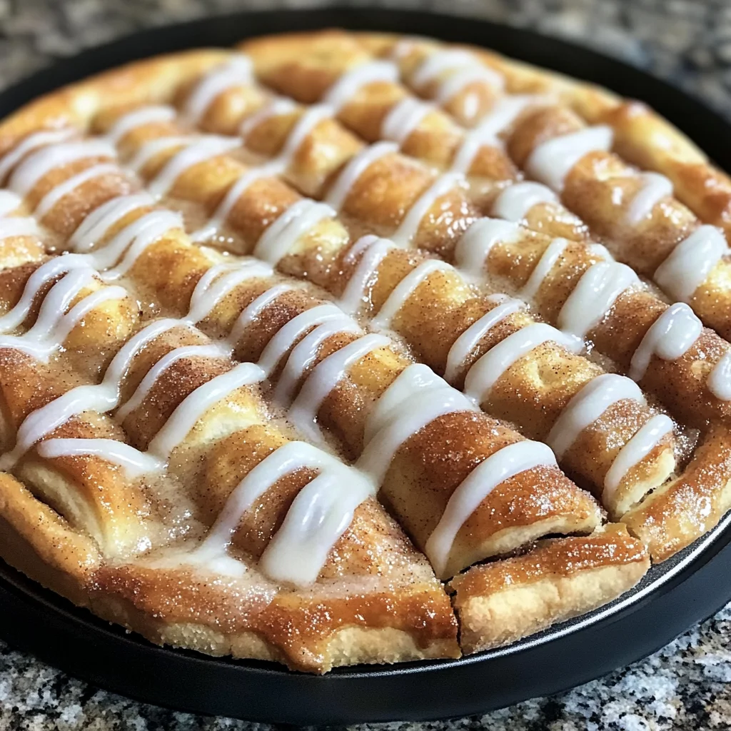 Just Made Cinnamon-sugar Pizza With Crescent Rolls