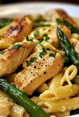 Lemon Chicken Pasta With Asparagus