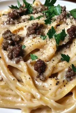 Made This Beef And Garlic Parmesan Fettuccine For Dinner,