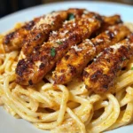 Made This Cajun Chicken With Creamy Parmesan Linguine