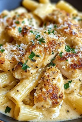 Rich And Creamy Garlic Butter Chicken And Rigatoni