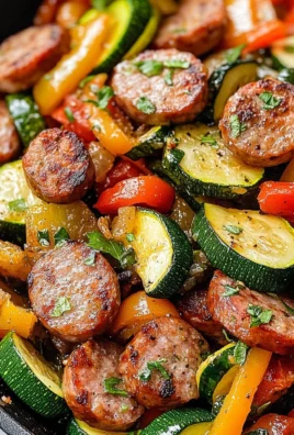 Skillet Sausage and Zucchini