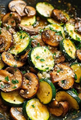 Skillet Zucchini and Mushrooms