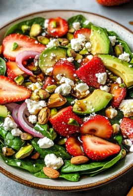 Strawberry Spinach Salad with Strawberry Balsamic