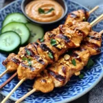 Thai Chicken Sate with Peanut Sauce