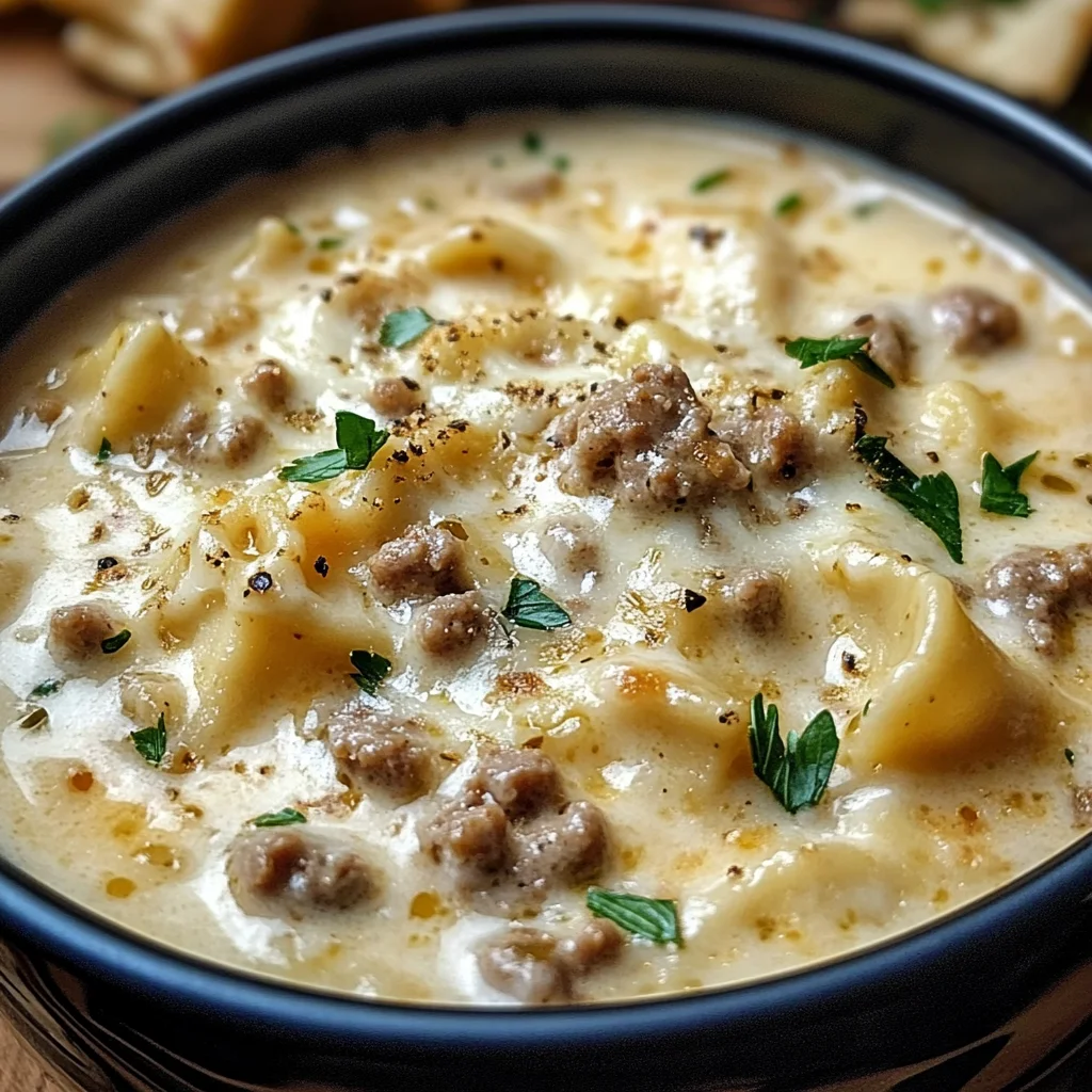 This Creamy Alfredo Lasagna Soup Is The Ultimate Comfort