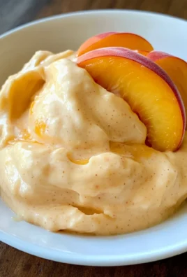 5-Minute Healthy Peach Frozen Yogurt