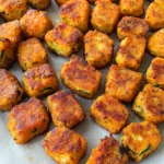 Baked Sweet Potato Zucchini Tots