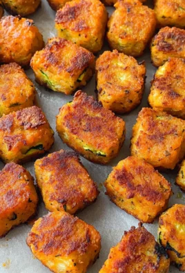 Baked Sweet Potato Zucchini Tots
