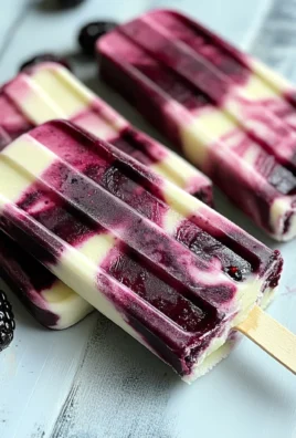 Blackberry Lime Cheesecake Popsicles