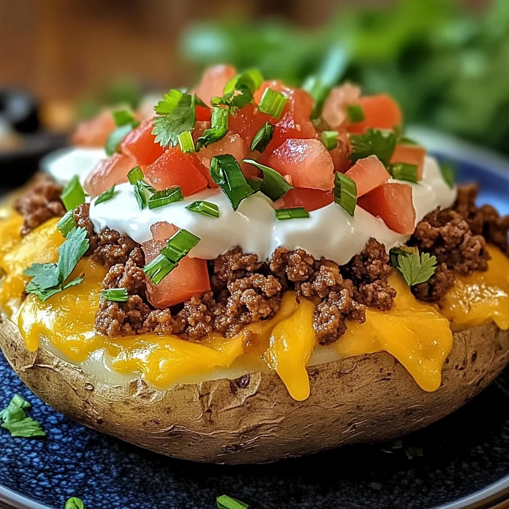 Cheesy Taco Potatoes