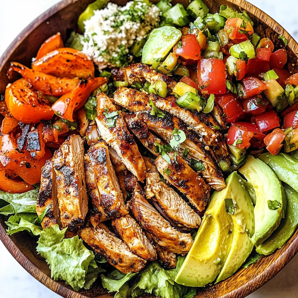 Chicken Fajita Salad