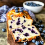 Cream Cheese Blueberry Bread