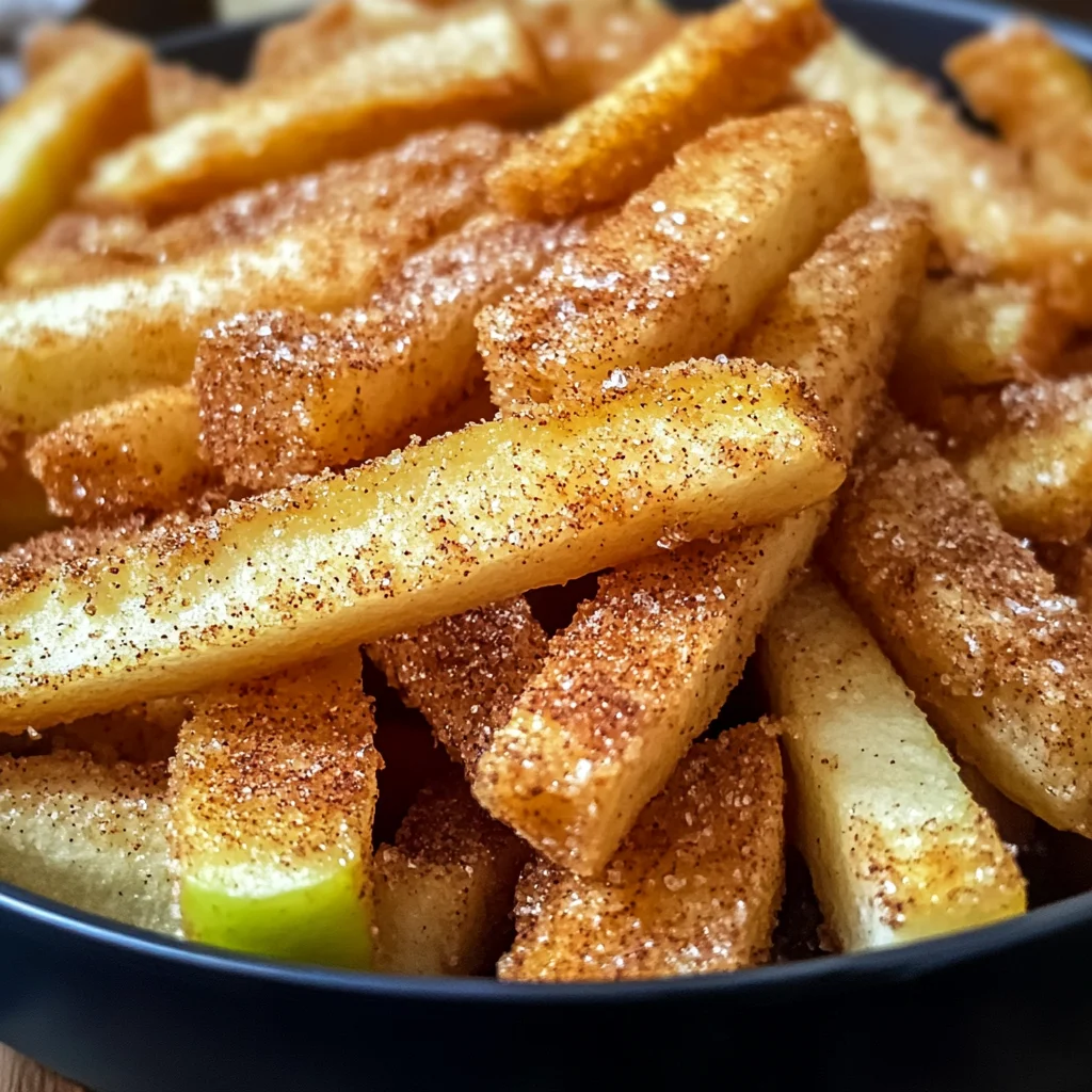 Crispy Air Fryer Apple Fries
