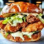 Crispy Chicken Caesar Sandwich