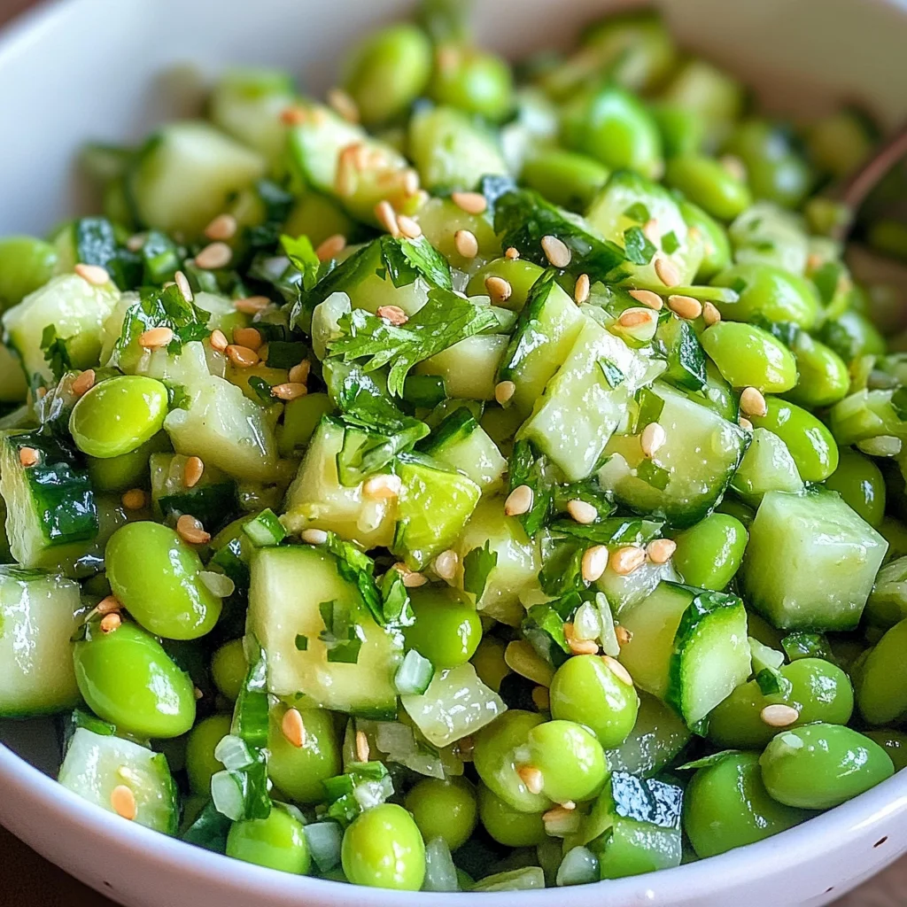 Cucumber Edamame Salad