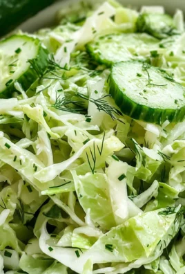 Green Cabbage Cucumber Salad