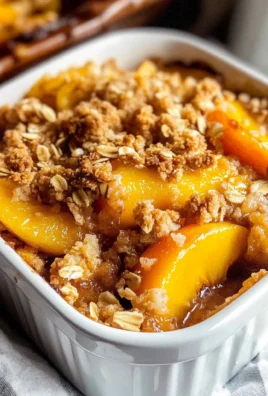 Healthy Peach Crumble