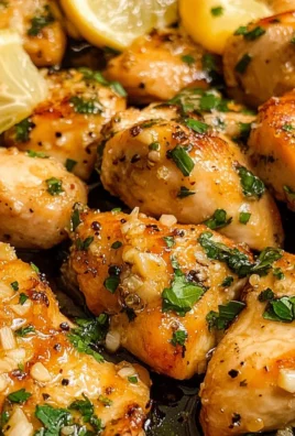 Lemon Garlic Chicken Bites