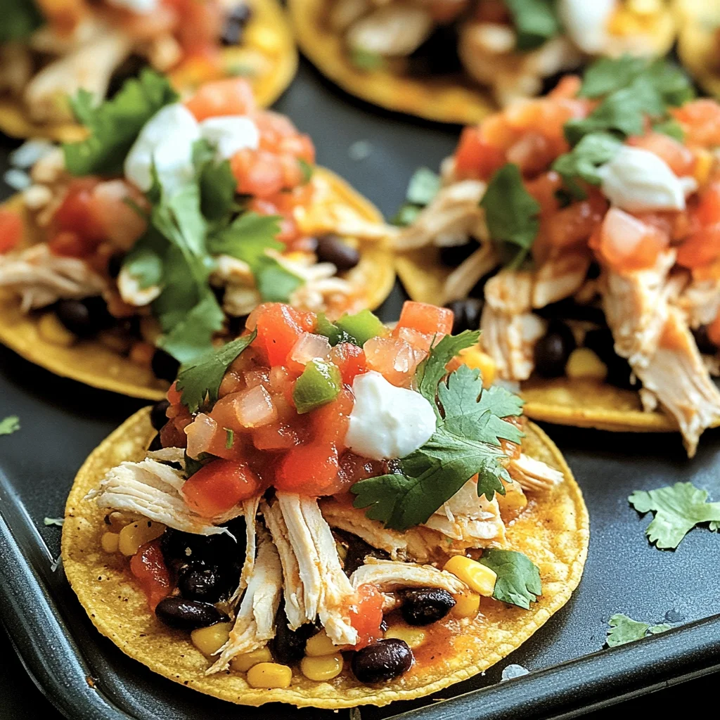 Mexican Rotisserie Chicken Tostadas