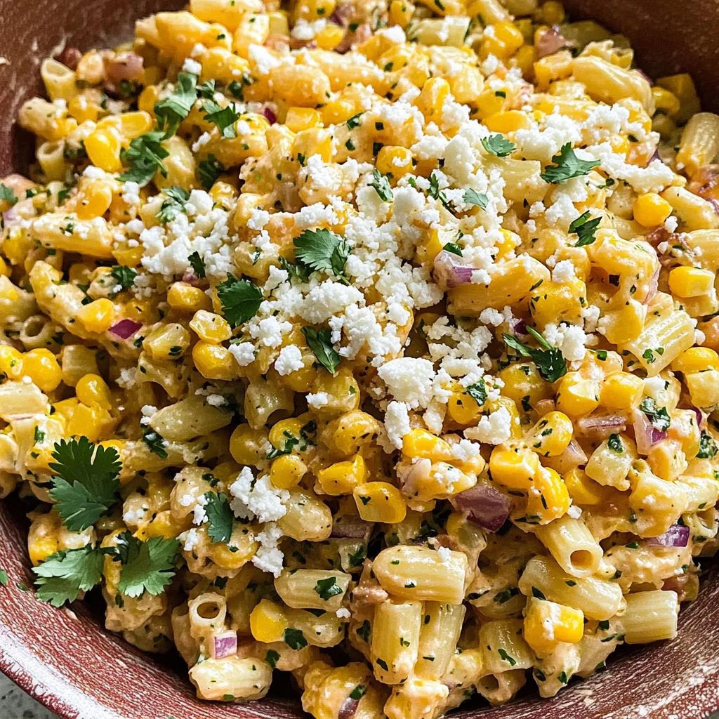 Mexican Street Corn Pasta Salad
