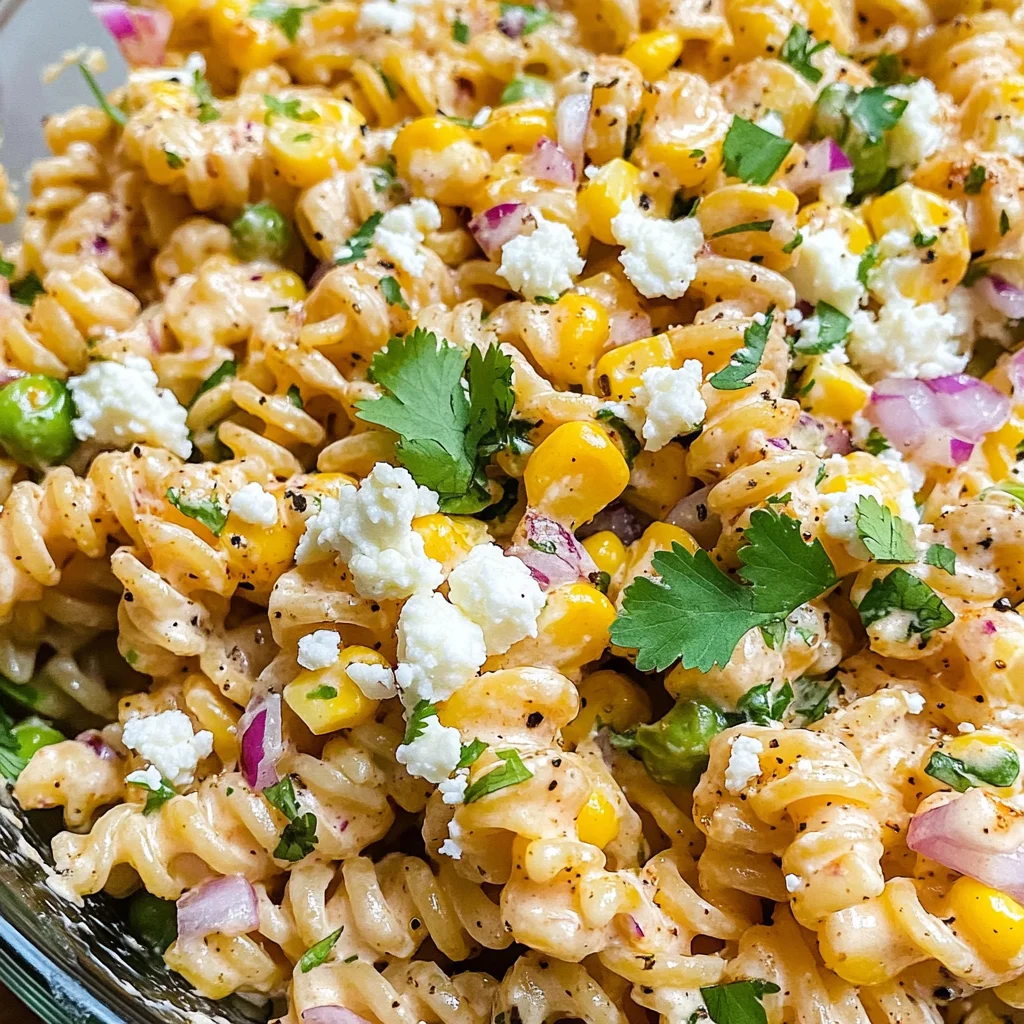 Mexican Street Corn Pasta Salad
