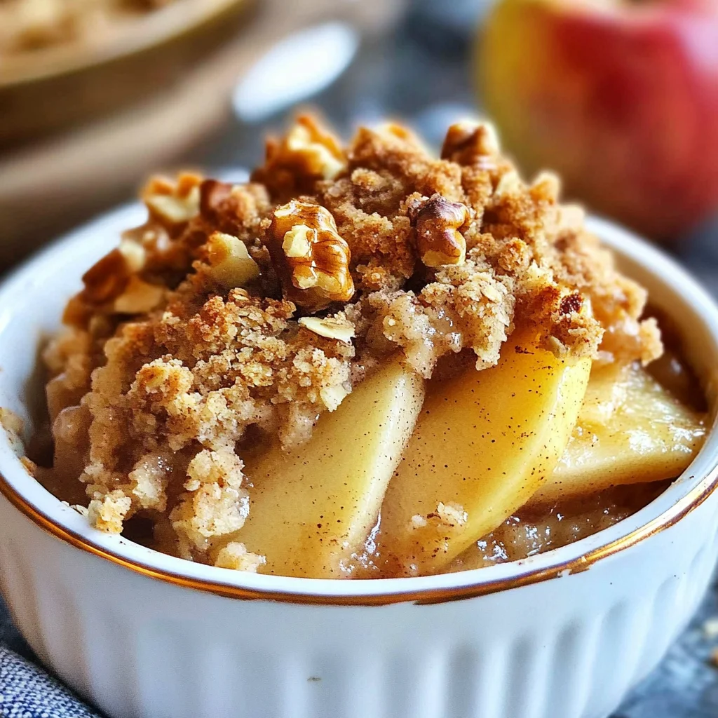 Mini Apple Walnut Crumble