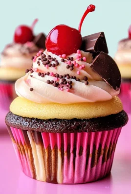 Neapolitan Ice Cream Cupcakes