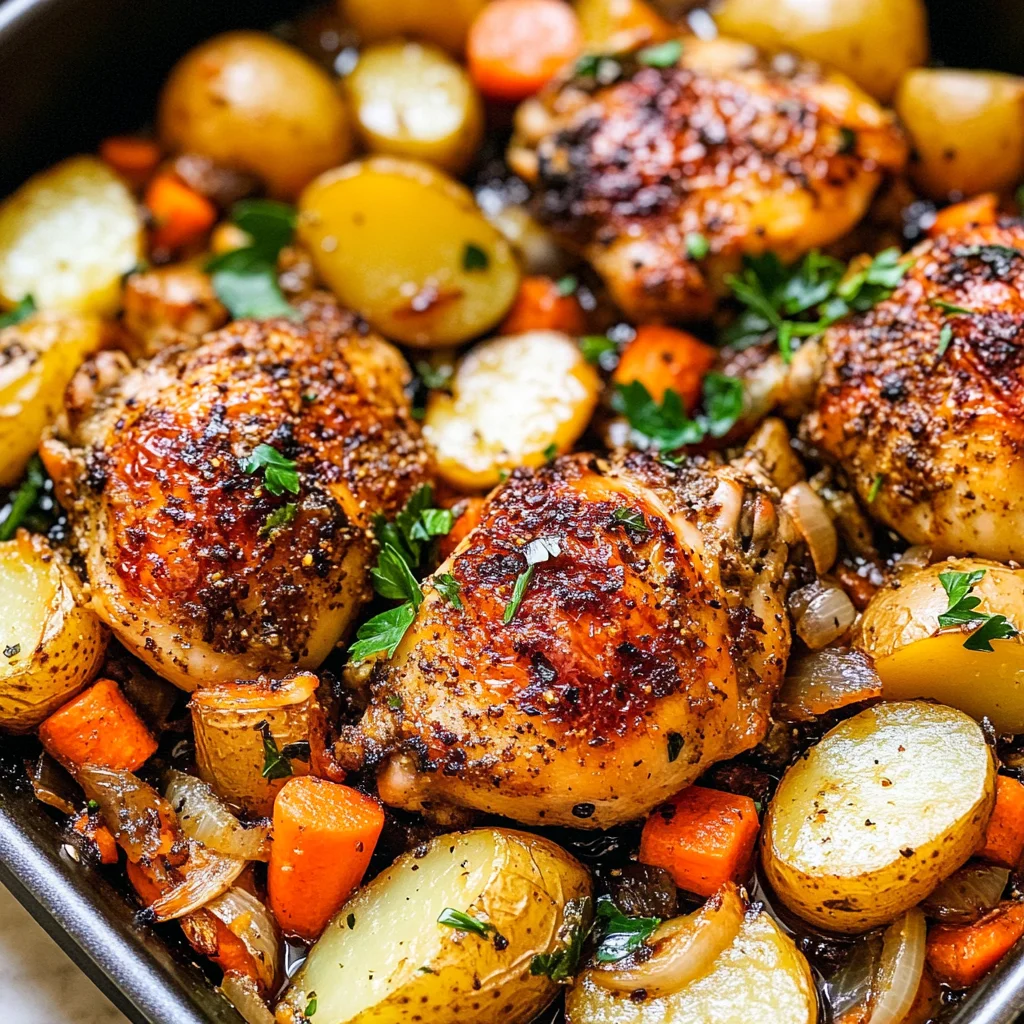 One-Pan Chicken and Potatoes