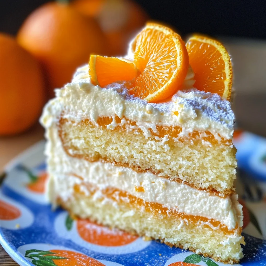 Orange Creamsicle Cake