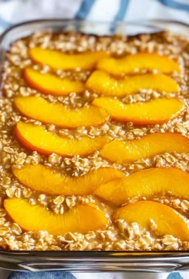 Peach Baked Oatmeal