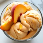 Peach Greek Frozen Yogurt