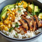 Street Corn Chicken Rice Bowl
