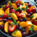 Summer Peach Fruit Salad