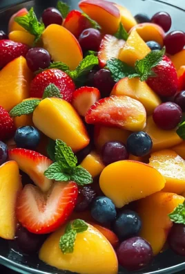 Summer Peach Fruit Salad