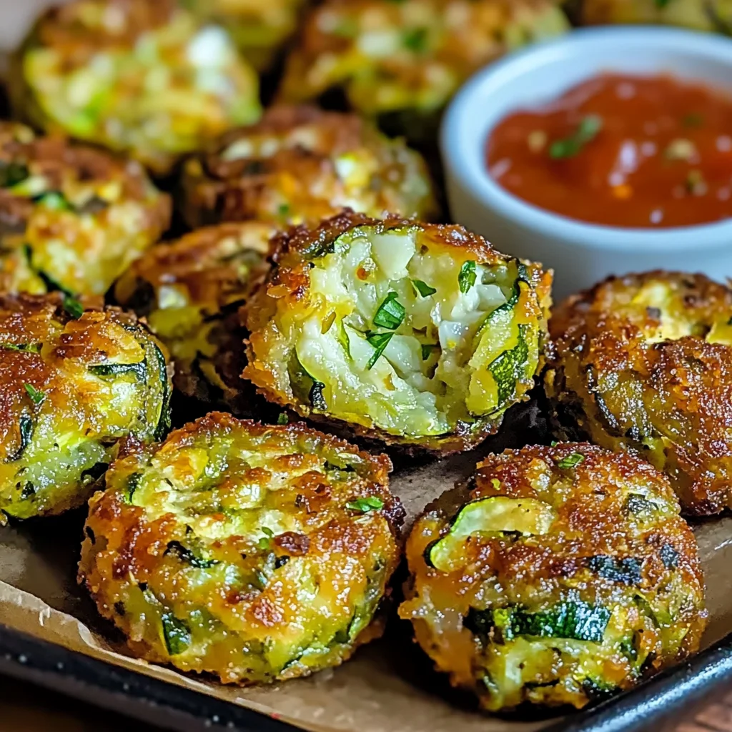 Zucchini Garlic Bites
