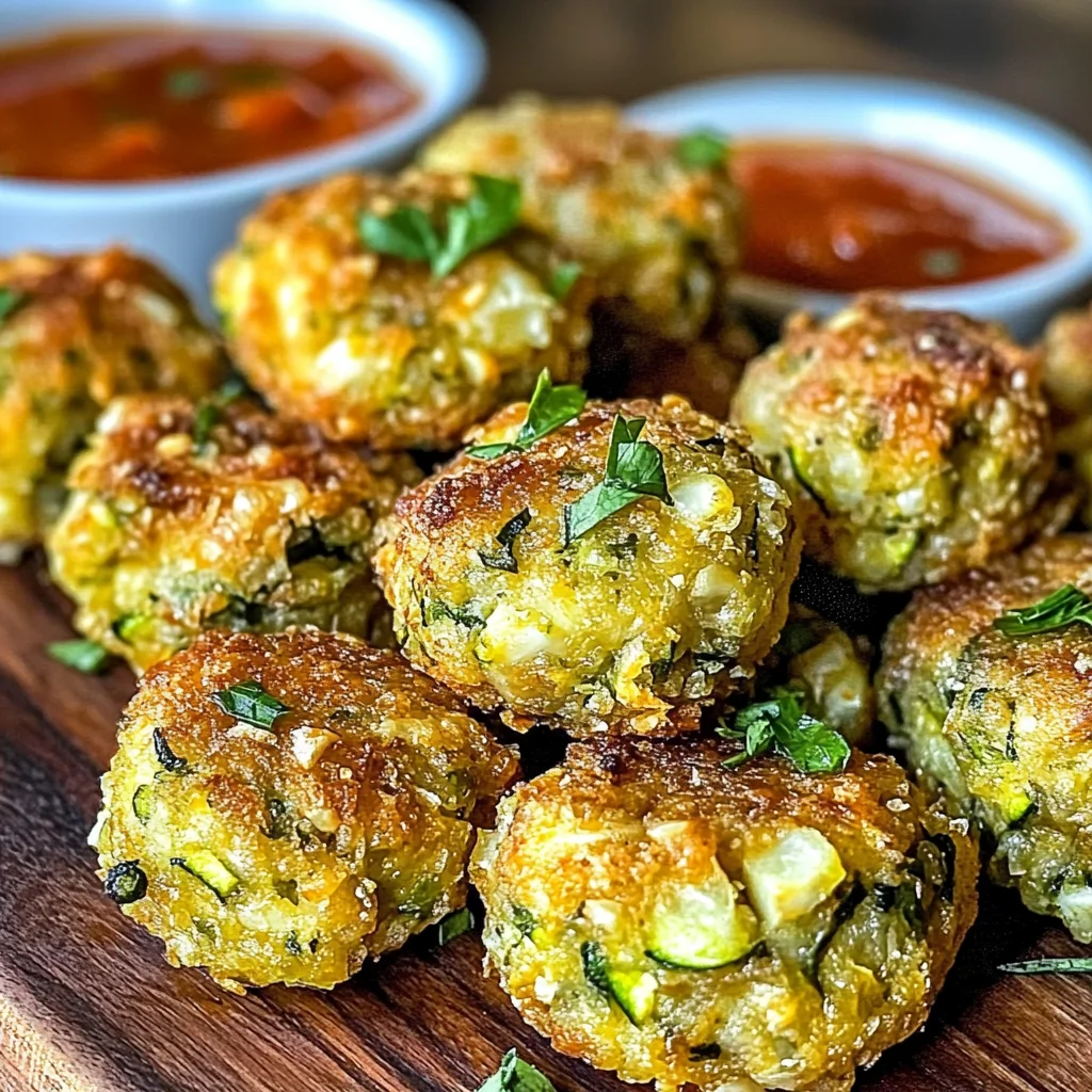 Zucchini Garlic Bites