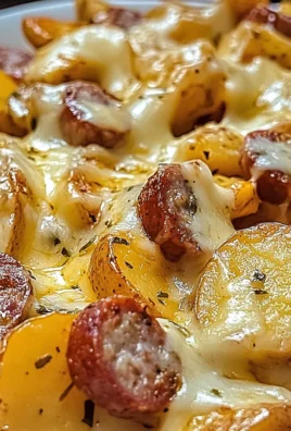 Cheesy Ranch Potatoes and Smoked Sausage